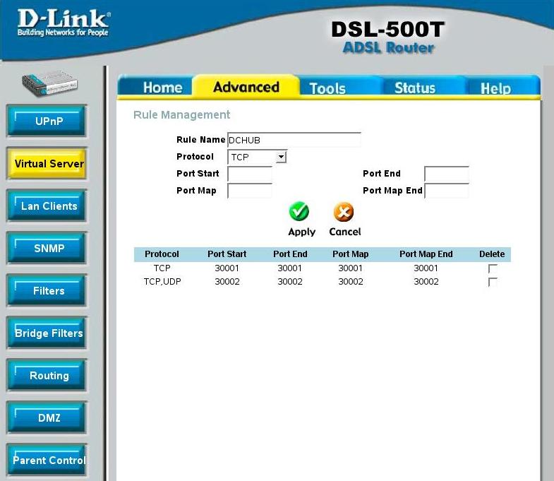 Port Forwarding Rule Management